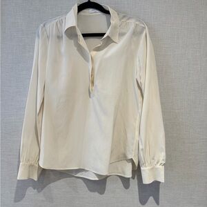 Aritzia Babaton Kauffman Blouse - Birch NWOT